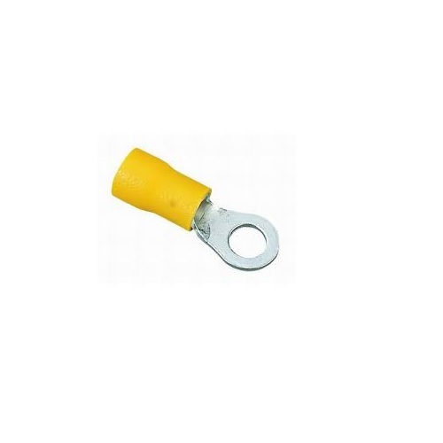 Dowells Copper Ring Terminal Insulated 4.6 Sqmm 10(E), RSI-7099